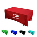 4 Sided Giveaway Plain Table Cover - 8 Ft